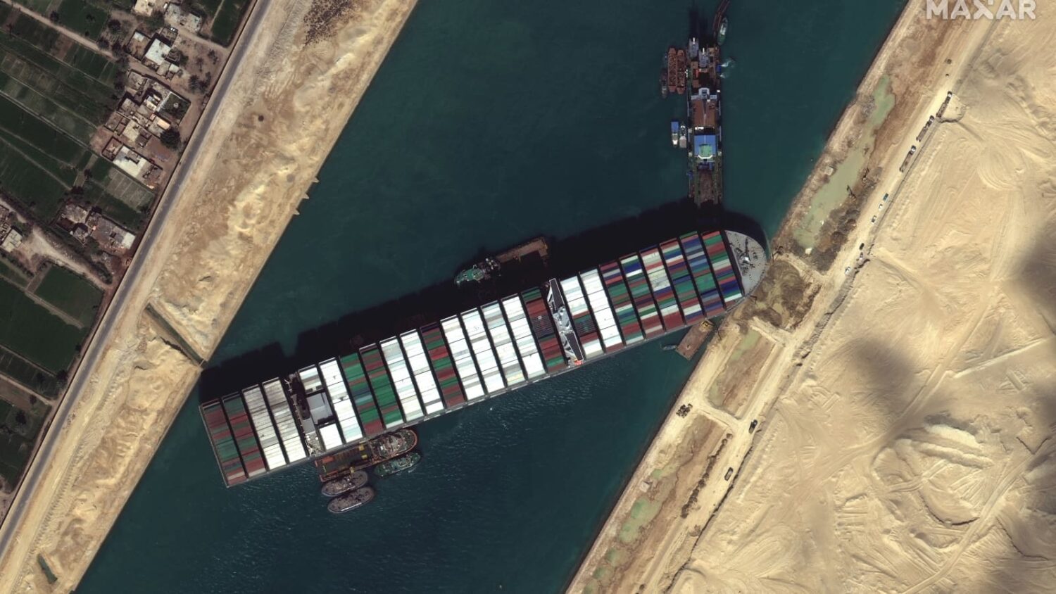 Ever Given blocks Suez